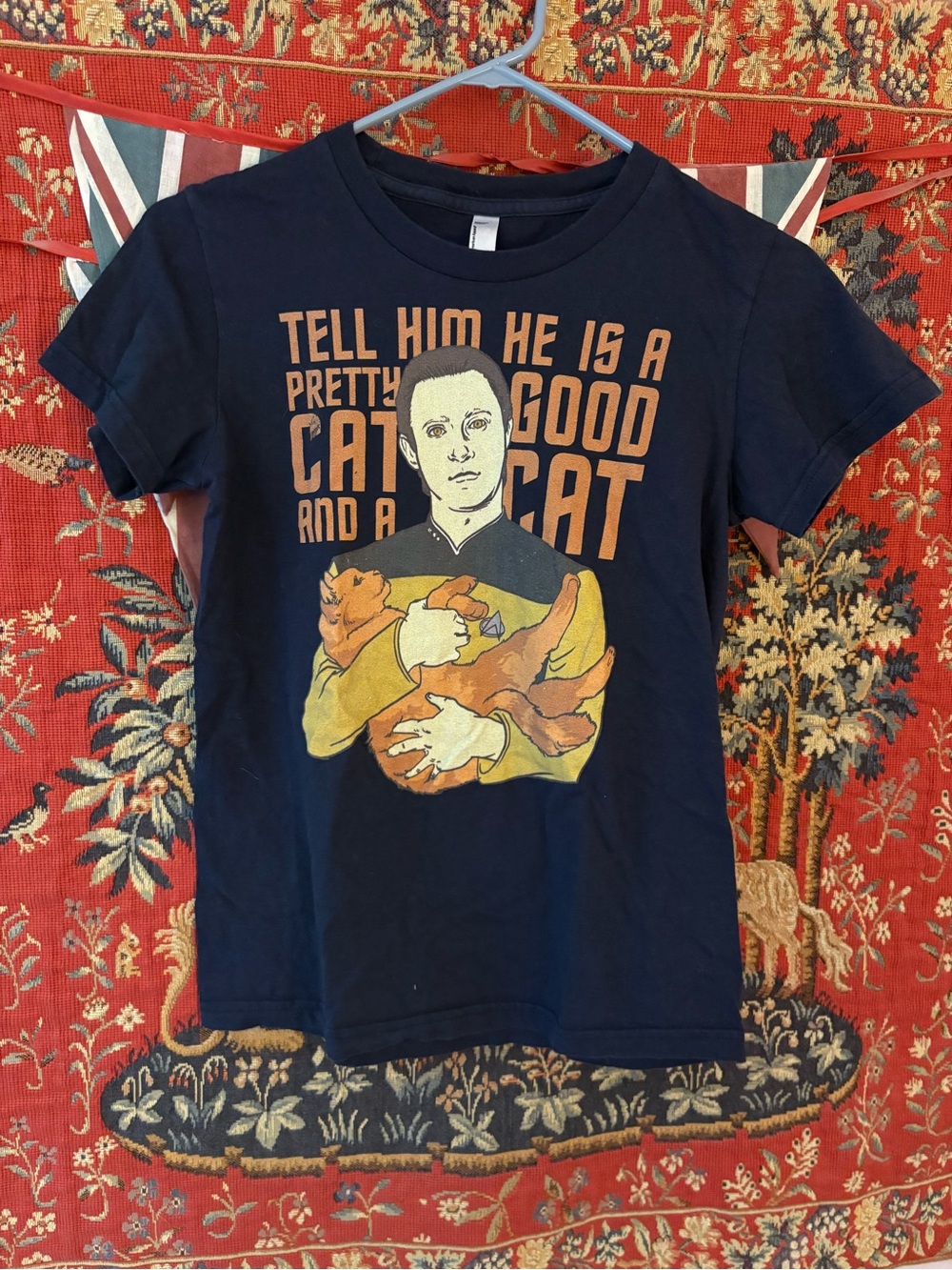 Women’s StarTrek Next Generation Data Cat Graphic T-Shirt